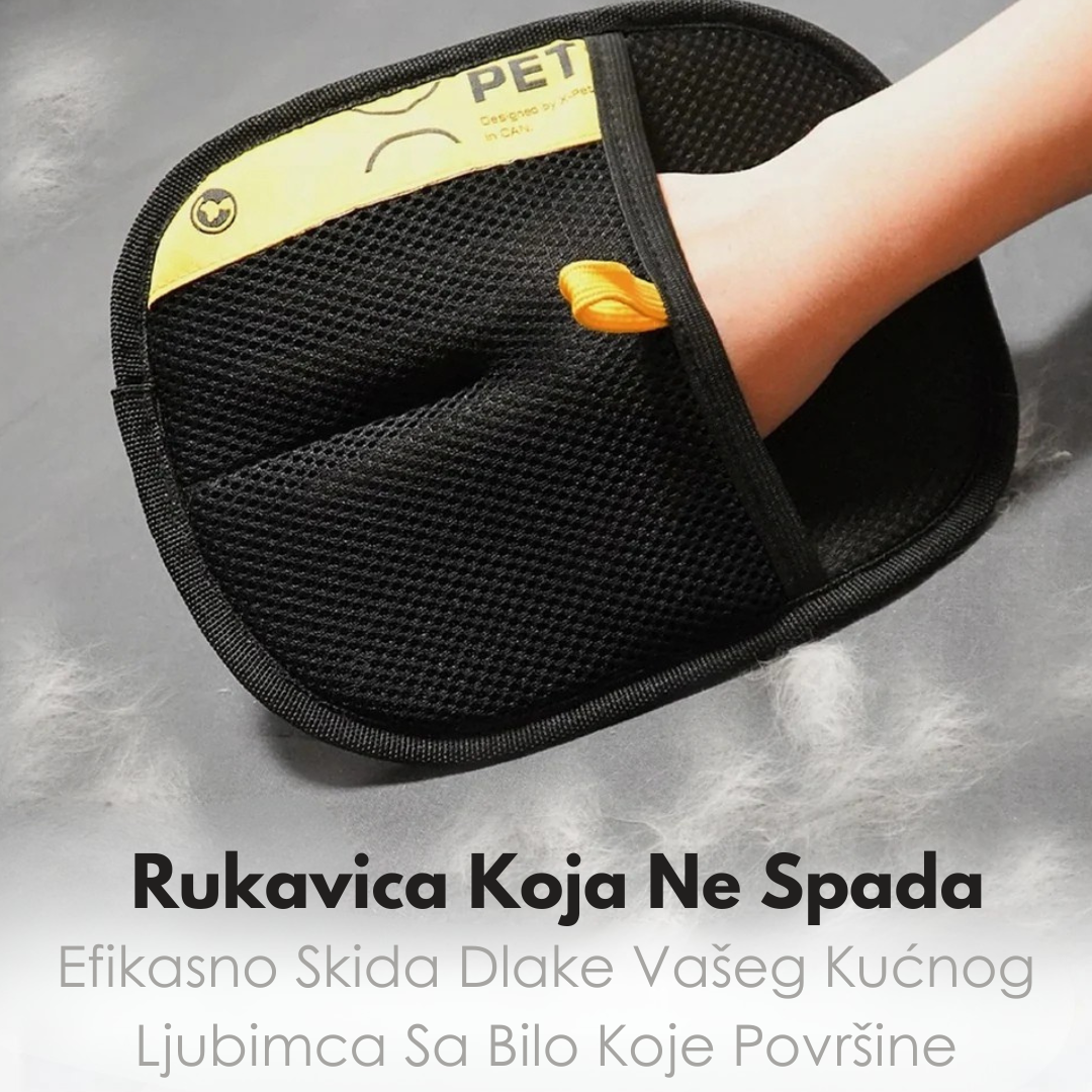 Rukavica za Uklanjanje Dlaka Kućnih Ljubimaca