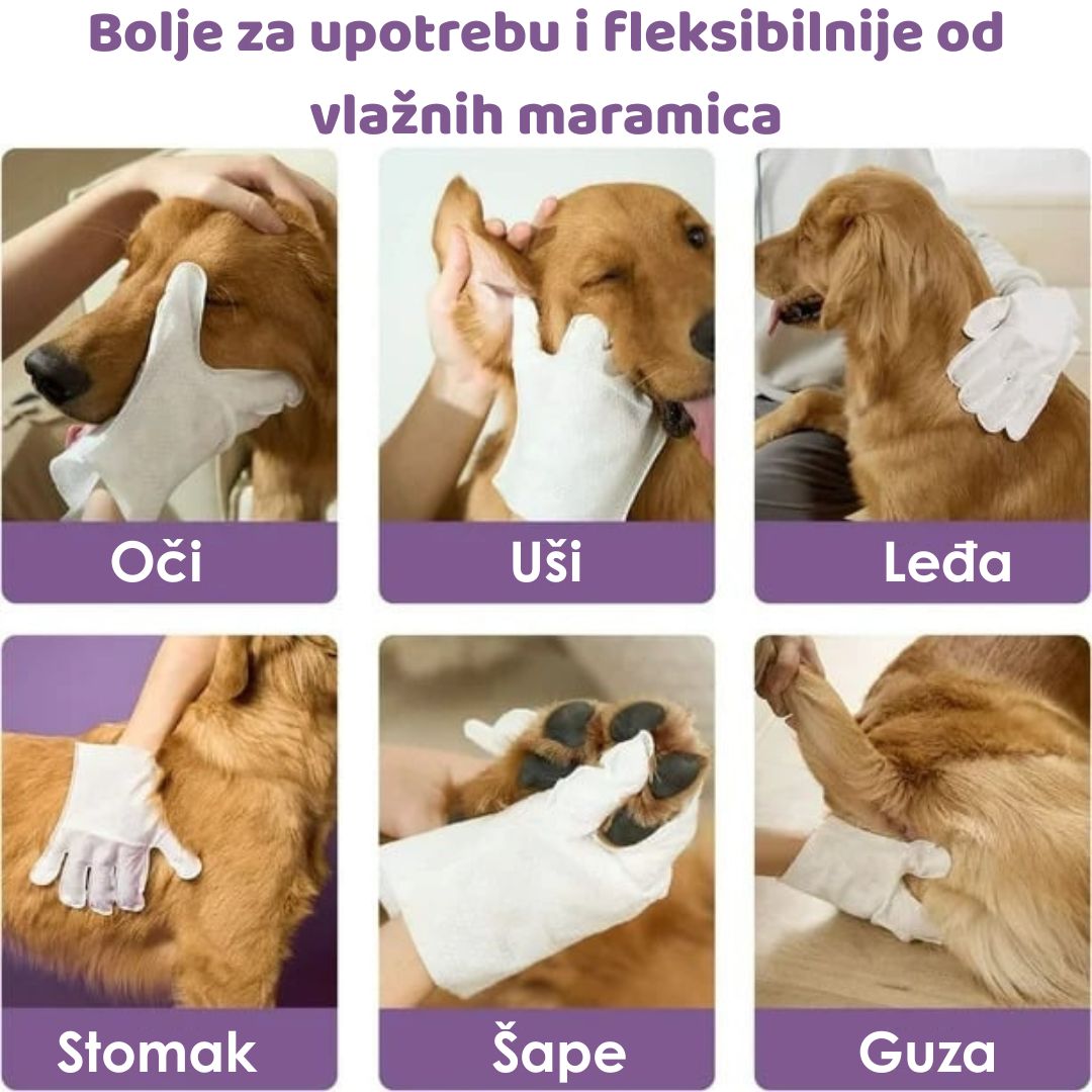Maramice za Negu Kućnih Ljubimaca (Set od 6 Komada)