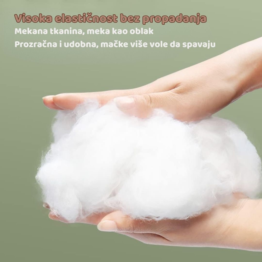 Plišana Kućica Krevet za Mačke