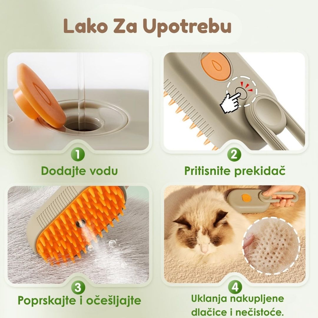 Četka na Paru za Kućne Ljubimce
