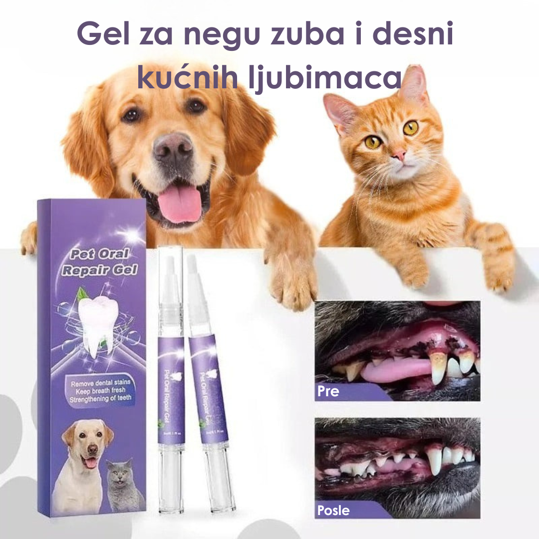 Gel za Oralni Oporavak Kućnih Ljubimaca (1+1 GRATIS)