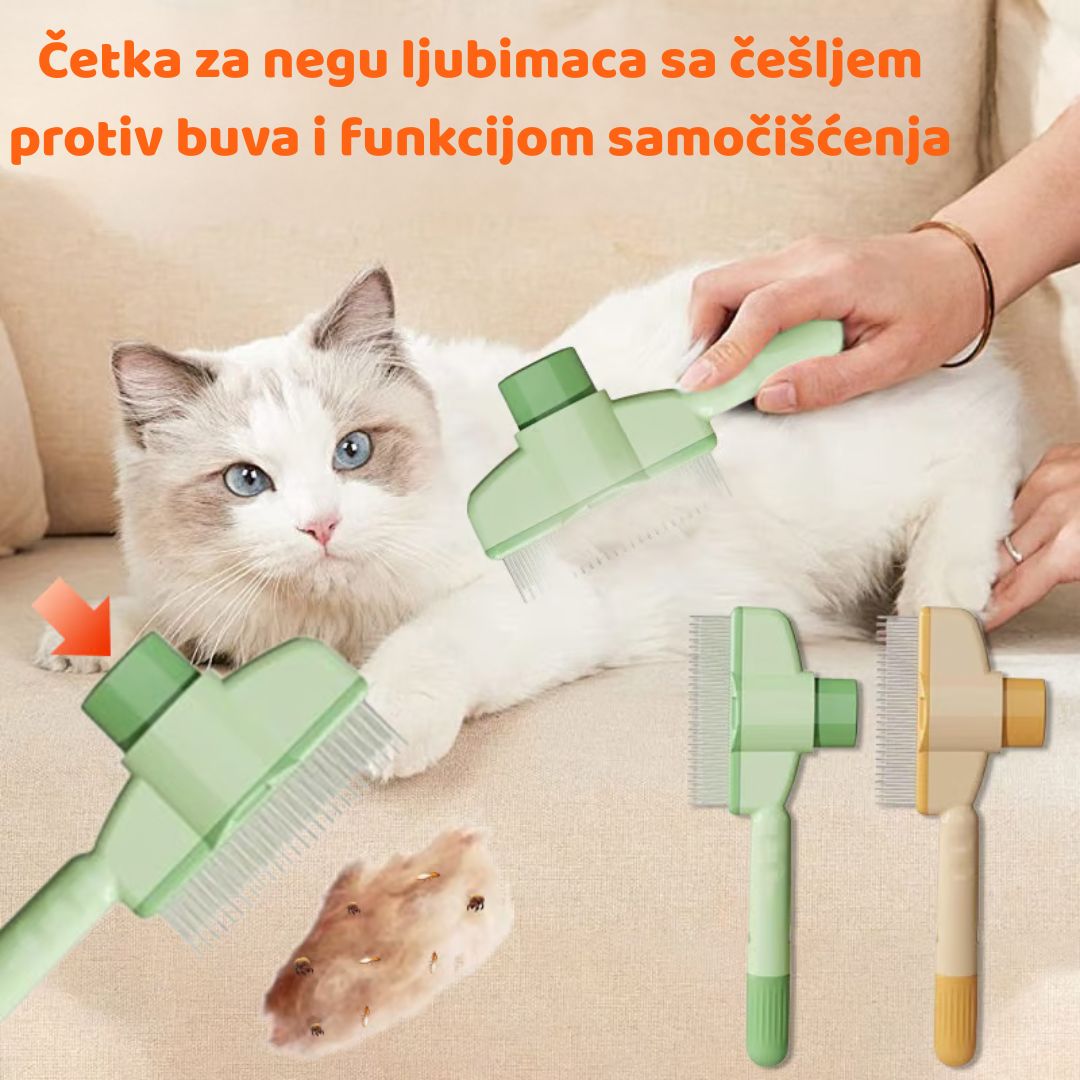 Četka za Negu Ljubimaca sa Samočiščenjem