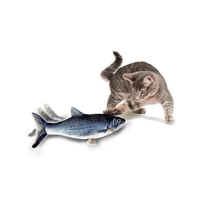 Interaktivna Igračka za Mačke u Obliku Ribe