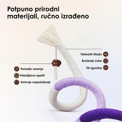 Konopci za Žvakanje za Mačke (Set od 3 Komada)