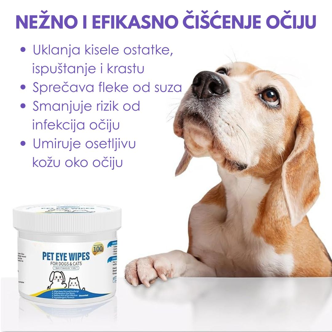 Maramice za Oči za Kućne Ljubimce (Set od 100 Komada)