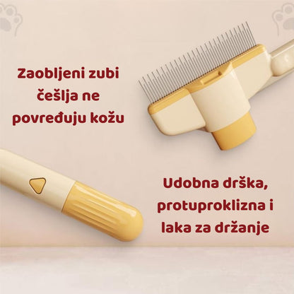 Četka za Negu Ljubimaca sa Samočiščenjem
