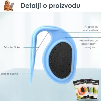 Češalj za Raščešljavanje Krzna Kućnih Ljubimaca