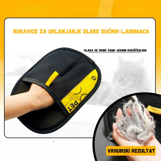 Rukavica za Uklanjanje Dlaka Kućnih Ljubimaca