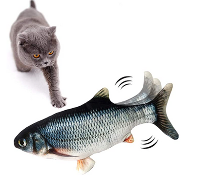 Interaktivna Igračka za Mačke u Obliku Ribe